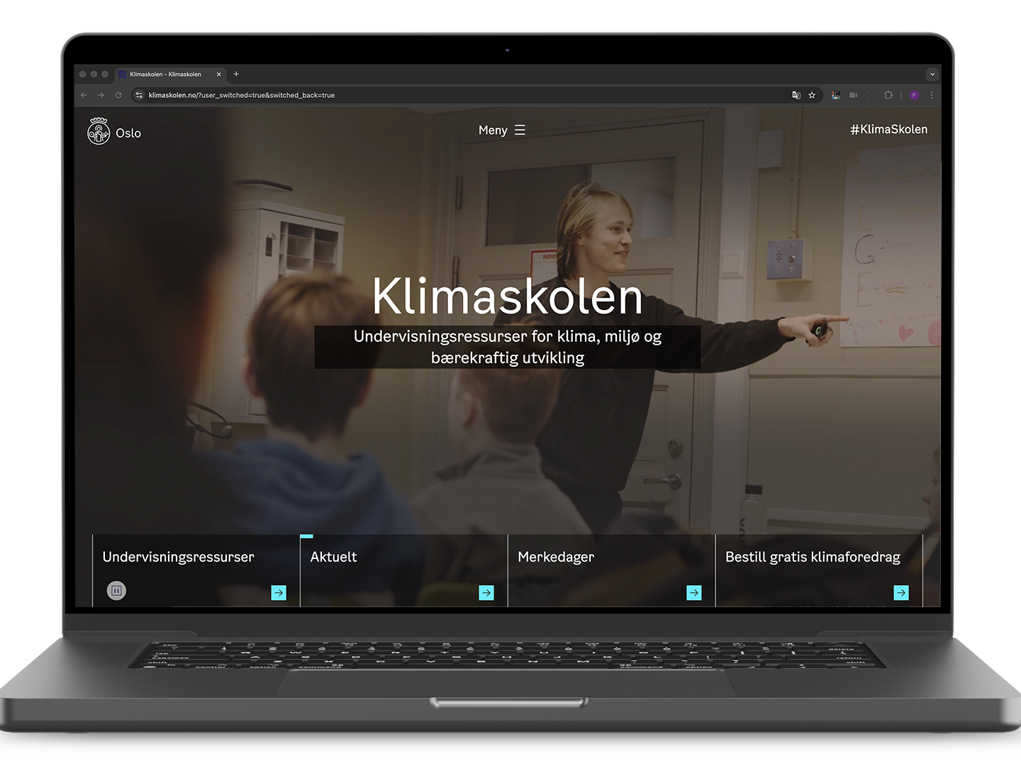 hjemmesiden til klimaskolen.no